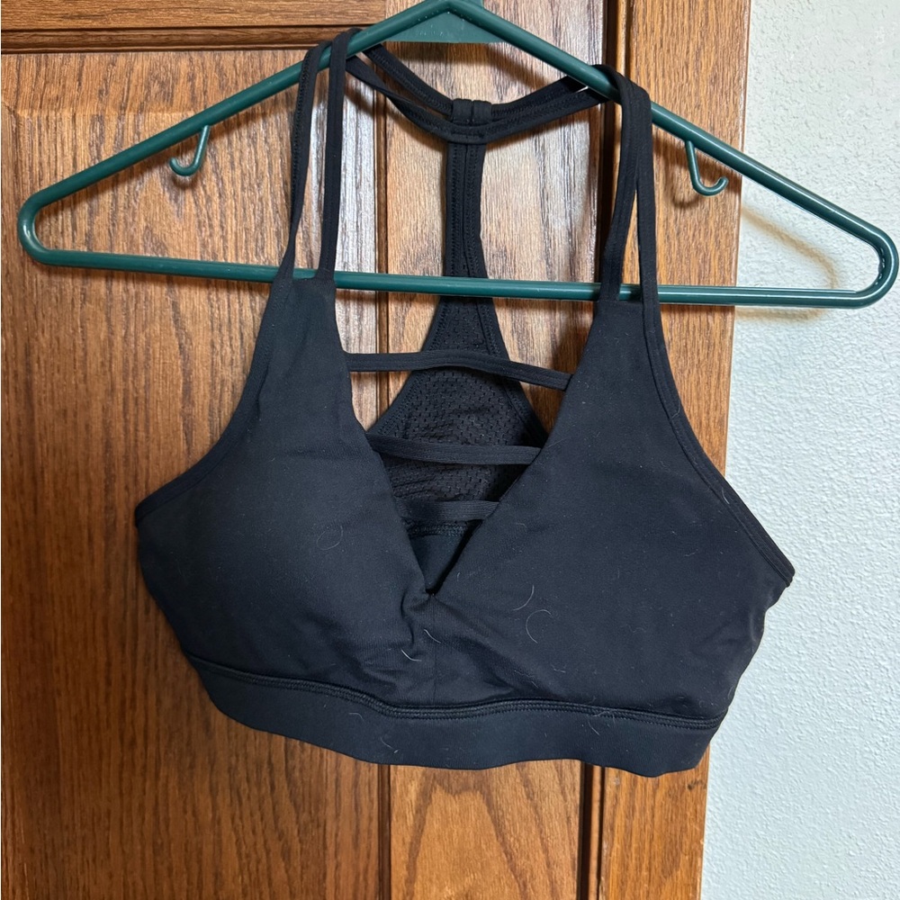 ZYIA Black Strappy Sports Bra